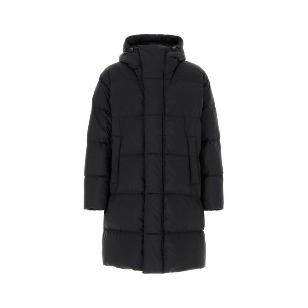Herno Men Black Nylon Blend Down Jacket